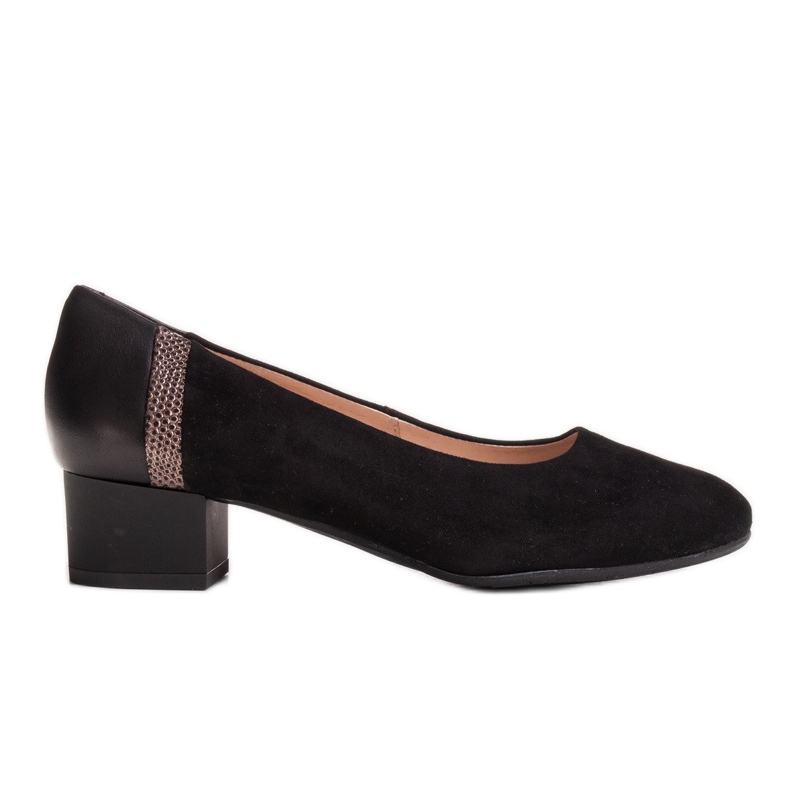 Marco Shoes Comode décolleté con tacco basso nero