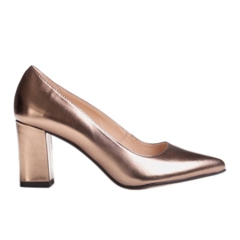 Marco Shoes 1066P Marco Scarpe metallizzate marrone