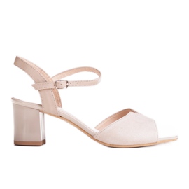 Marco Shoes Sandali beige 0624P in pelle interessante