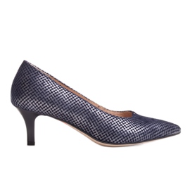 Marco Shoes Comodi e classici tacchi alti 1039P blu navy