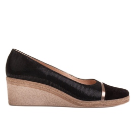Marco Shoes Scarpe 1205P Marco sulla zeppa nero