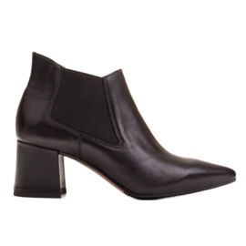 Marco Shoes Stivali sottili e bassi 1325B con gomma nero