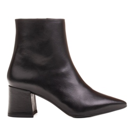 Marco Shoes Stivali neri 1367B in vera pelle nero