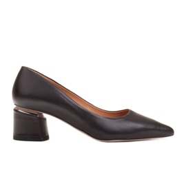 Marco Shoes Décolleté nere 1424P Marco oro nel tallone nero