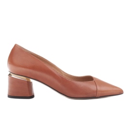 Marco Shoes Décolleté marrone 1450P Marco con oro nel tallone
