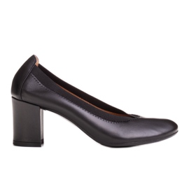 Marco Shoes Décolleté con comodo sottopiede e gomma nella tomaia nero