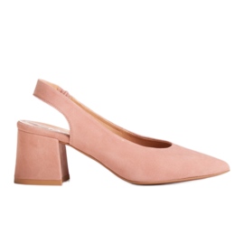 Marco Shoes Sandali salmone 1501P con cinturino e gomma rosa