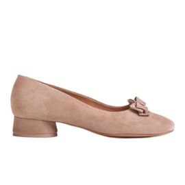 Marco Shoes Eleganti ballerine 1811P beige con fiocco