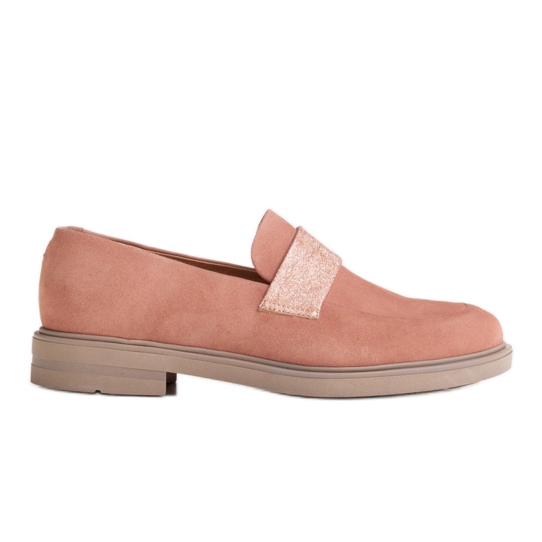 Marco Shoes Scarpe comode 1813P rosa cipria con inserto metallico