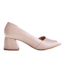 Marco Shoes Sandali in pelle beige 1505P