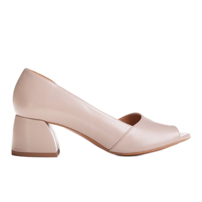 Marco Shoes Sandali in pelle beige 1505P