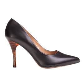 Marco Shoes Tacchi 1599P neri con tacco ambra nero