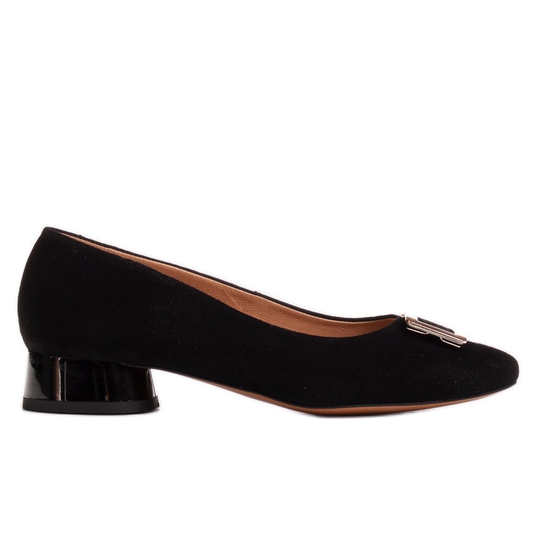Marco Shoes Décolleté in camoscio nero con decorazioni