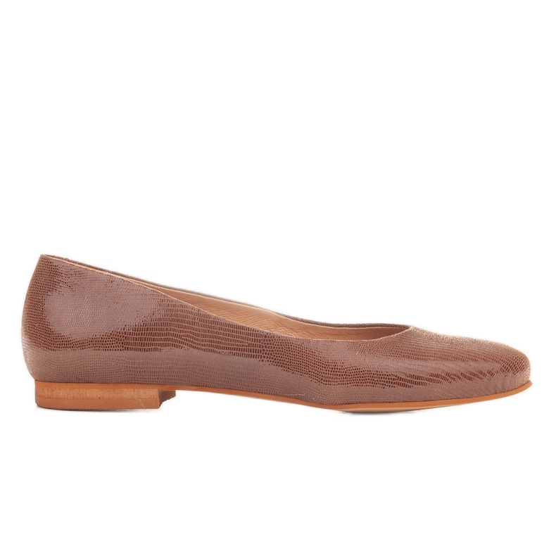 Marco Shoes Ballerine in pelle scamosciata marrone