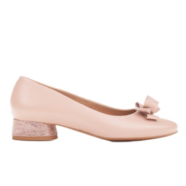 Marco Shoes Eleganti ballerine rosa 1811P con fiocco