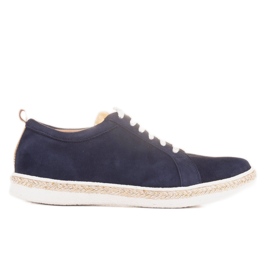 Marco Shoes Sneakers sportive in camoscio naturale blu navy