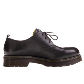 Marco Shoes Scarpe da donna nere su fondo spesso trasparente nero