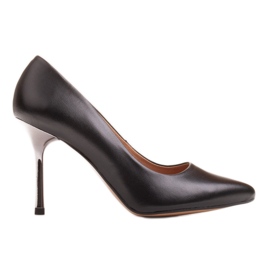 Marco Shoes Stiletti neri con tacco metallico nero
