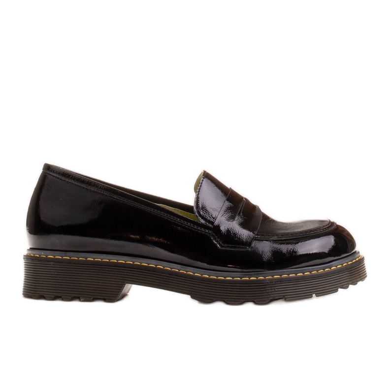 Marco Shoes Scarpe da donna nere su fondo spesso trasparente nero