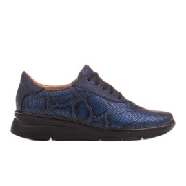 Radoskór Comode scarpe da donna blu per un piede più largo