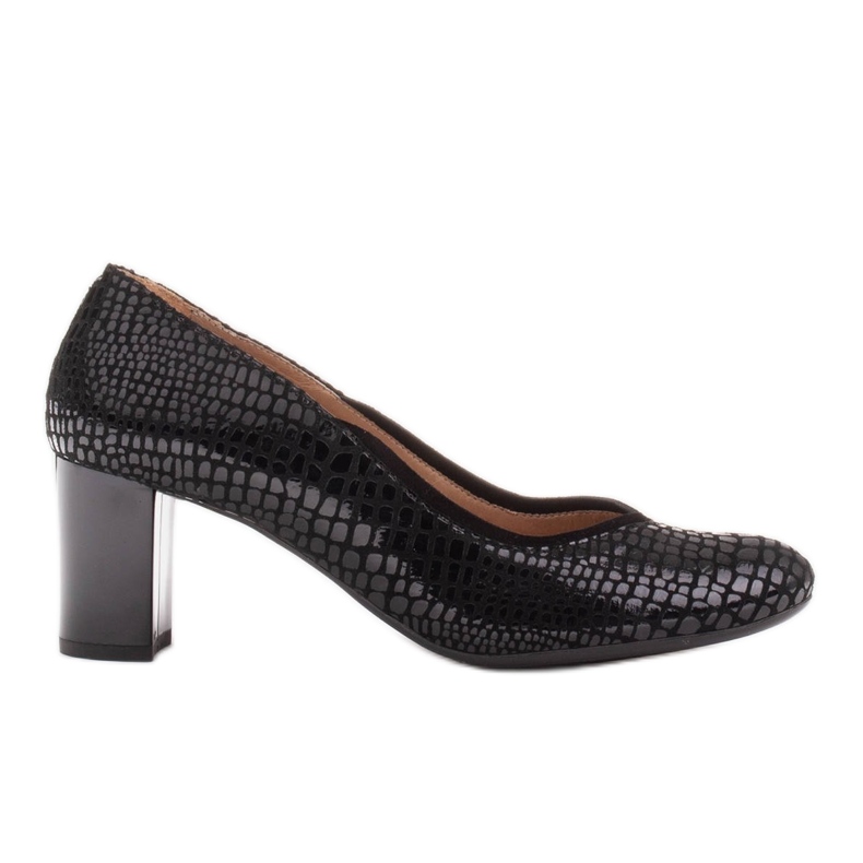 Décolleté Marco Shoes nere lisce e comode nero