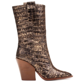 Marco Shoes Stivali Marco Stivali da cowboy in oro antico 1408K d'oro