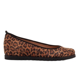 Marco Shoes Scarpe leggere con una parte inferiore molto morbida e un tassello nascosto marrone