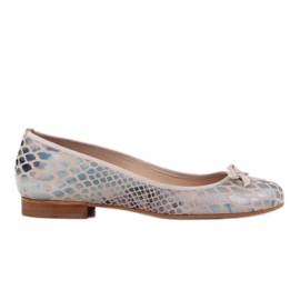 Marco Shoes Ballerine da donna Marco realizzate in pregiato camoscio naturale blu