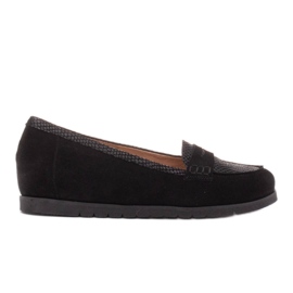 Marco Shoes Scarpe leggere con una parte inferiore molto morbida e un tassello nascosto nero
