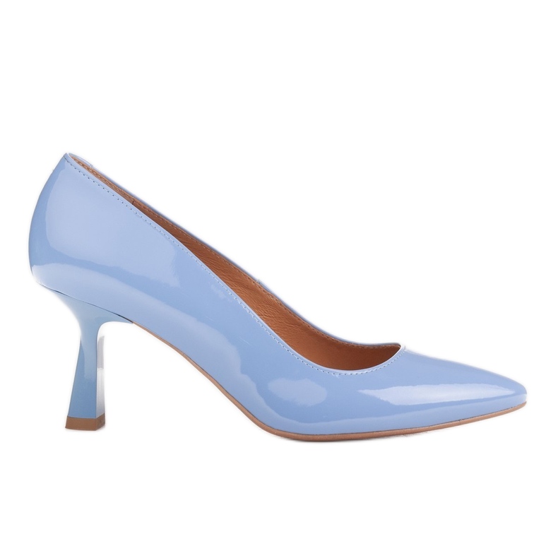 Marco Shoes Eleganti décolleté con vernice blu