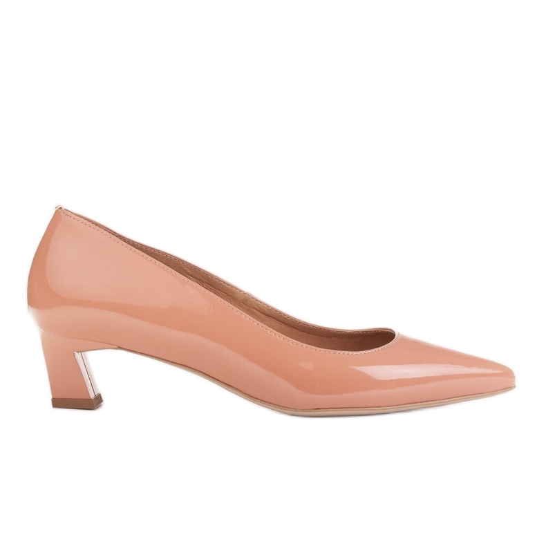 Marco Shoes Décolleté eleganti con tacco basso arancia