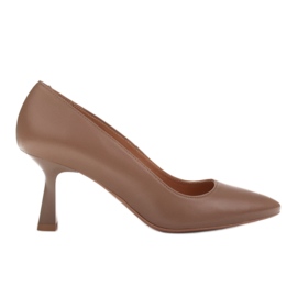 Marco Shoes Eleganti décolleté realizzate in delicata pelle naturale beige