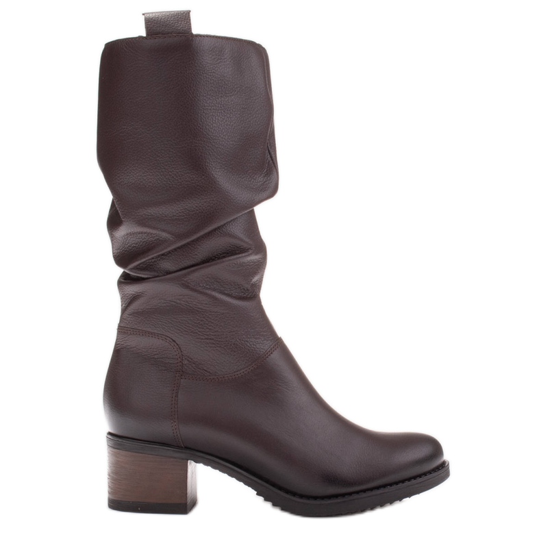 Marco Shoes Stivali in pelle 0812b-388-5 marrone