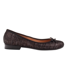 Marco Shoes Ballerine da donna Marco realizzate in pregiato camoscio naturale nero