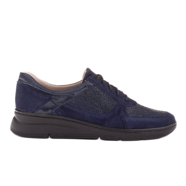 Radoskór Scarpe comode per un piede più largo su una suola leggera blu navy