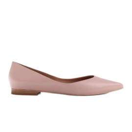 Marco Shoes Ballerine da donna con fianchi bassi rosa