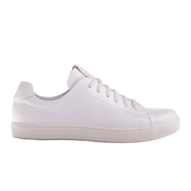 Marco Shoes Sneakers sportive in pelle fiore bianca