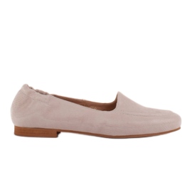 Marco Shoes Ballerine da donna con elastico nella tomaia beige