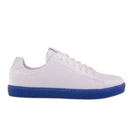 Marco Shoes Sneakers sportive in pelle fiore bianca bianco