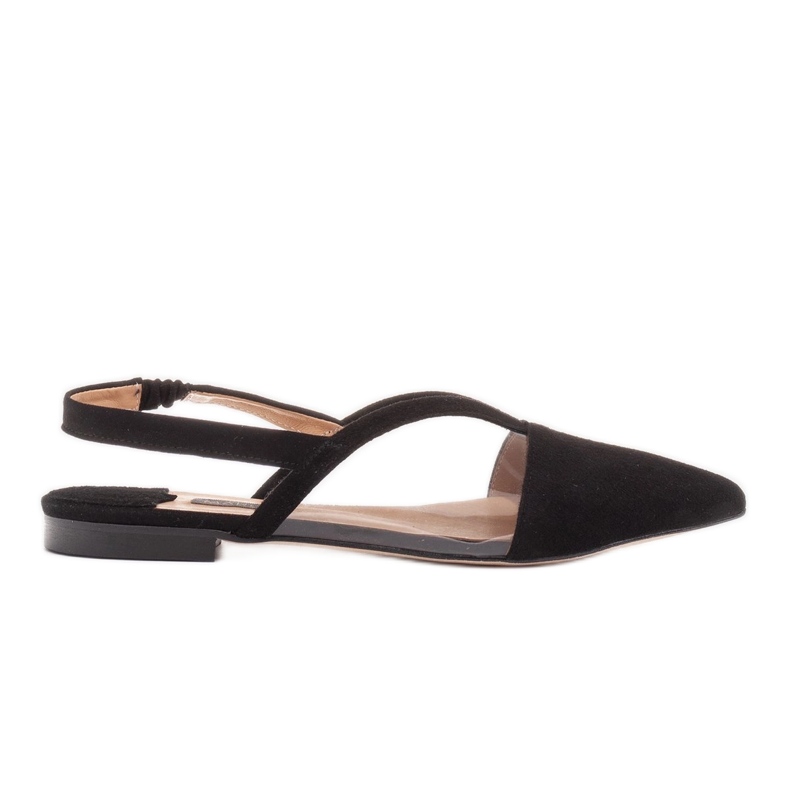 Marco Shoes Sandali in pelle naturale di colore nero