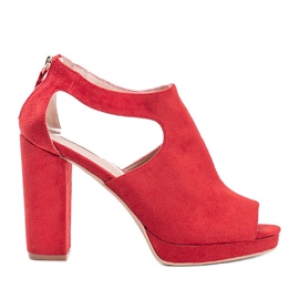 Sandali con gambo rosso atlantico