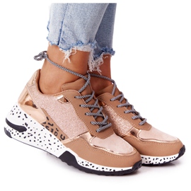PS1 Sneakers con zeppa da donna Rose Gold Avery rosa d'oro