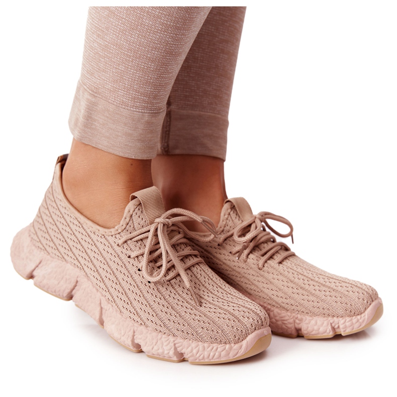 Scarpe sportive da donna Sneakers Beige Training cachi