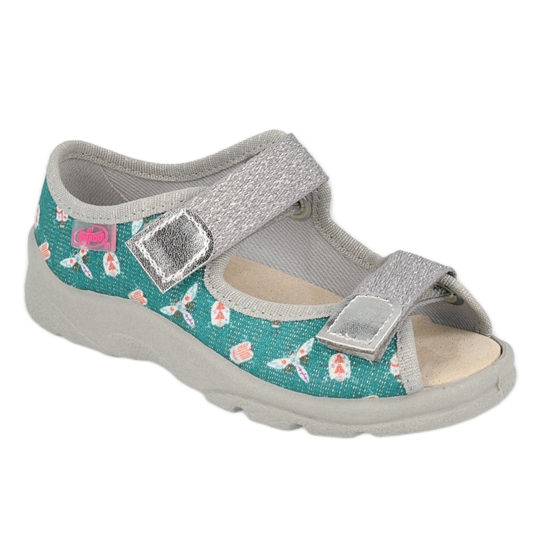 Scarpe per bambini Befado 869Y166 grigio verde