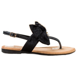 Seastar Sandali alla moda con un fiocco nero