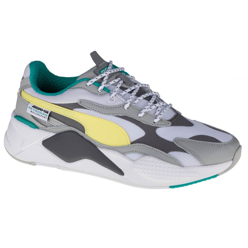 Puma Mercedes Amg Petronas Rs-X3 M 306499 01 bianca grigio giallo