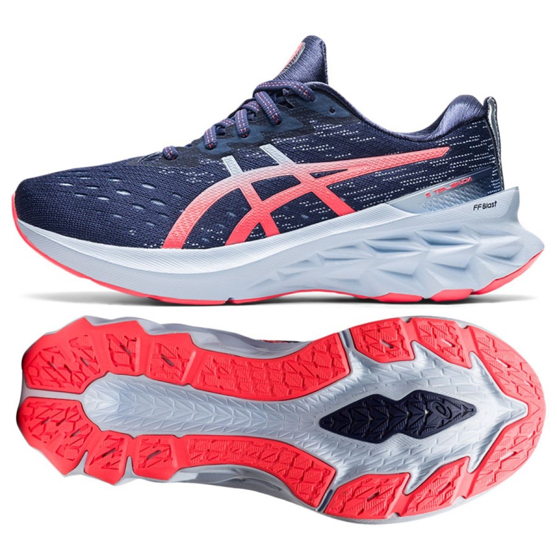 Asics Novablast 2 W 1012B049 400 scarpe da corsa blu