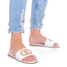 Ciabatte bianche da donna Ypsy bianco