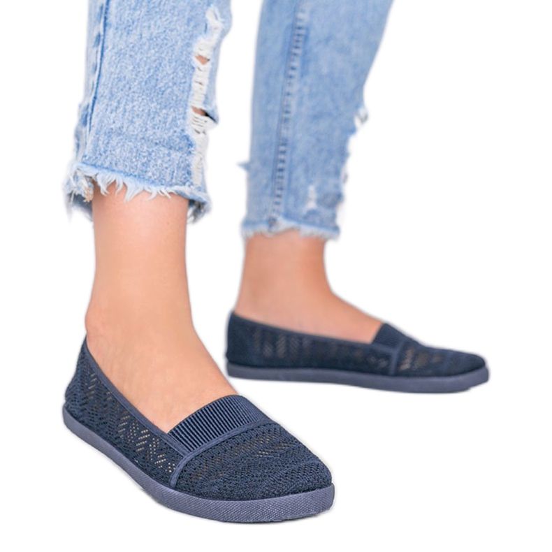 Sneaker Slip On blu navy Vicky