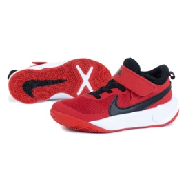 Scarpa Nike Team Hustle D 10 (PS) Jr CW6736-600 rosso